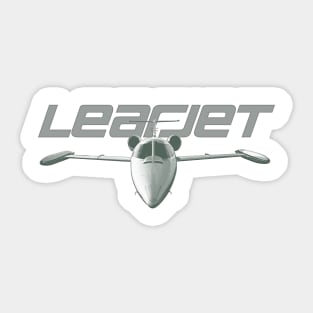 Learjet Front Sticker